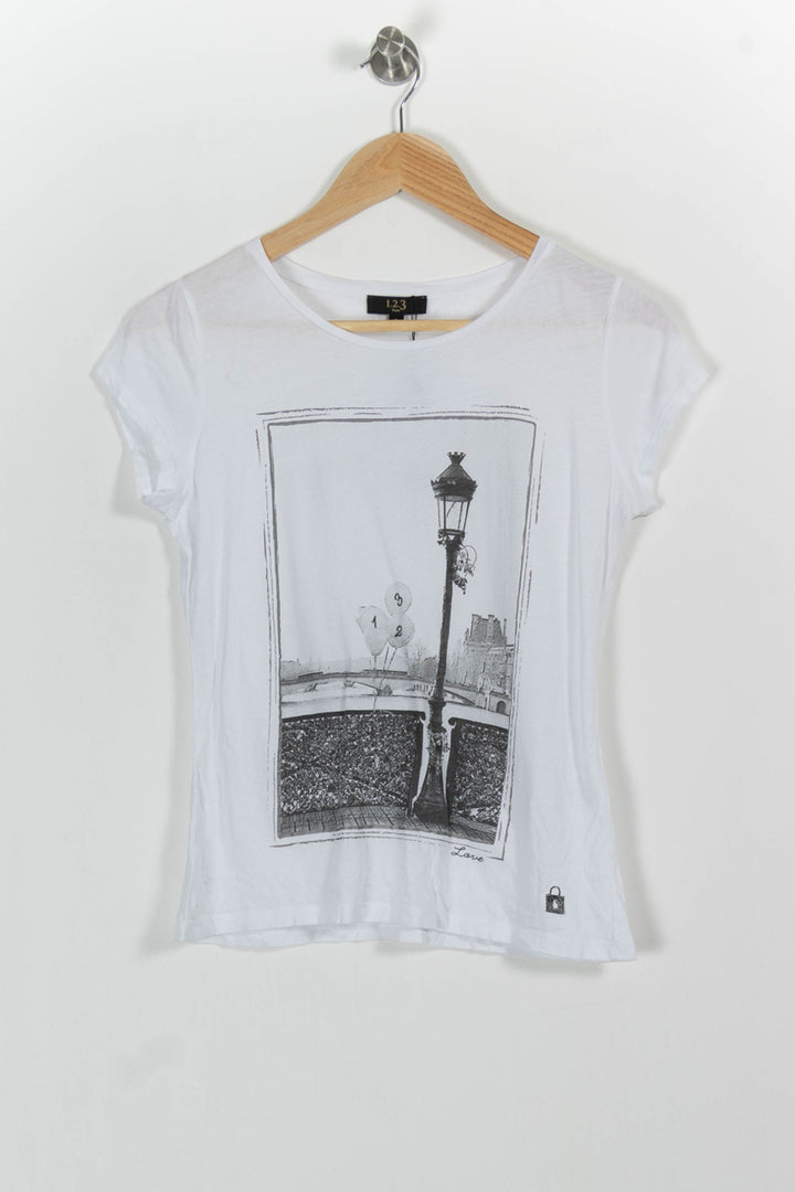 Tee-shirt Blanc - Taille S/36 de la marque Maison 123 | RVLI1142 - Vendu par Paradigme - Image 2