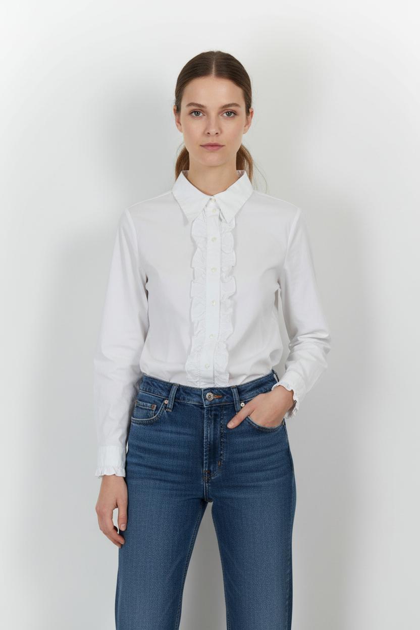 Chemise Blanche - Taille S/36 de la marque Caroll | RVLI1146 - Vendu par Paradigme - Image 1