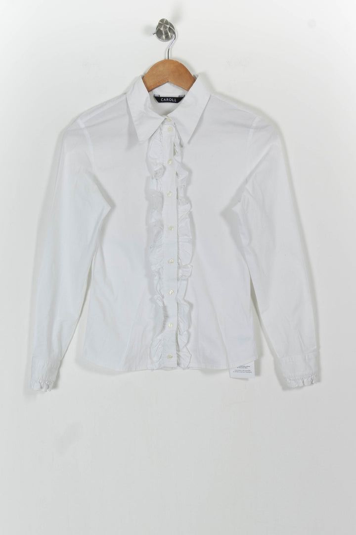 Chemise Blanche - Taille S/36 de la marque Caroll | RVLI1146 - Vendu par Paradigme - Image 2