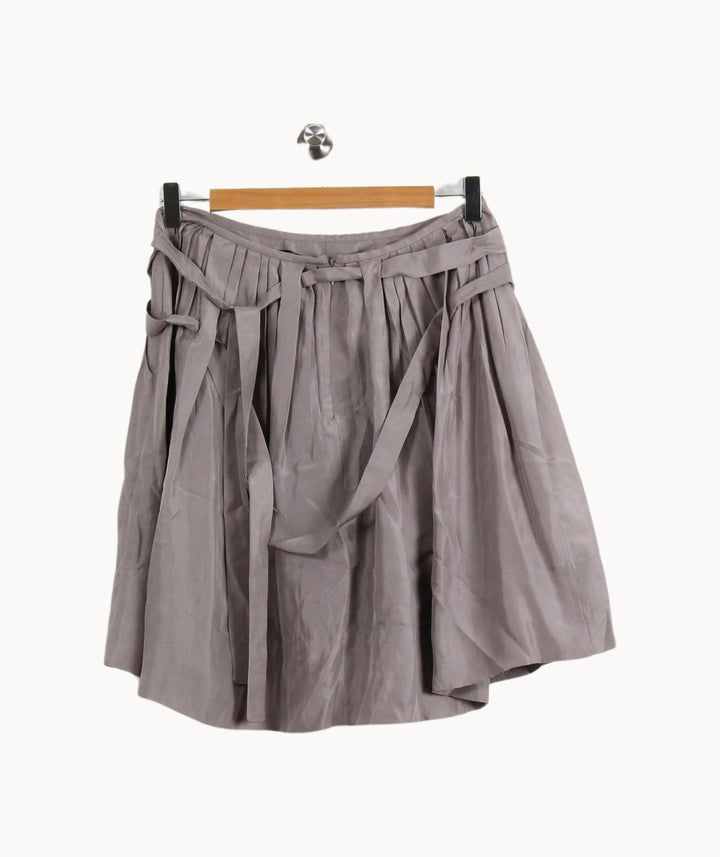 Jupe Plissée Grise - Taille S/36 de la marque Tara Jarmon | RVLI1150 - Vendu par Paradigme - Image 4