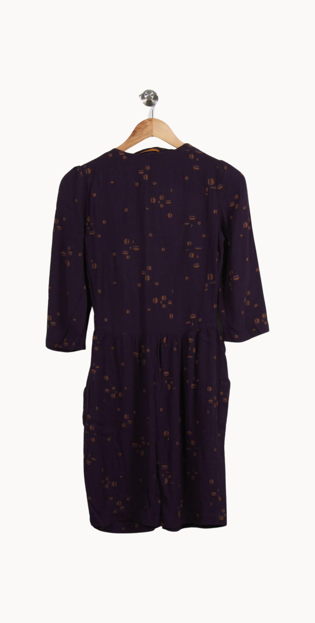 Robe Courte Violette - Taille XS/34 de la marque Sessùn | RVLI1152 - Vendu par Paradigme - Image 4