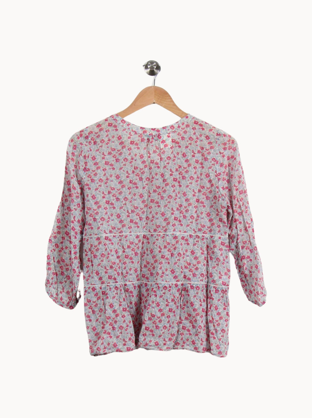 Blouse Rose et Blanche - Taille M/38 de la marque Pablo | RVLI1153 - Vendu par Paradigme - Image 4