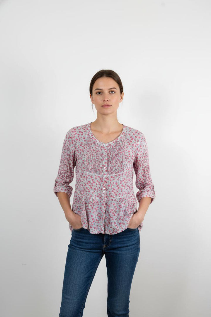 Blouse Rose et Blanche - Taille M/38