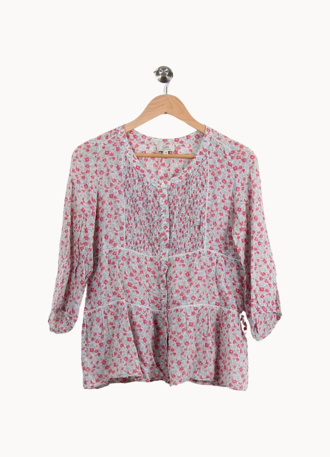Blouse Rose et Blanche - Taille M/38 de la marque Pablo | RVLI1153 - Vendu par Paradigme - Image 2