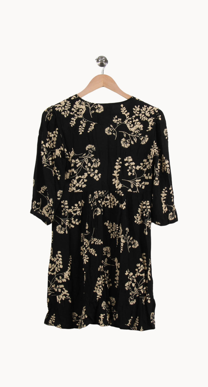 Robe Longue Noire et Beige - Taille XS/34 de la marque ba&sh | RVLI1155 - Vendu par Paradigme - Image 4