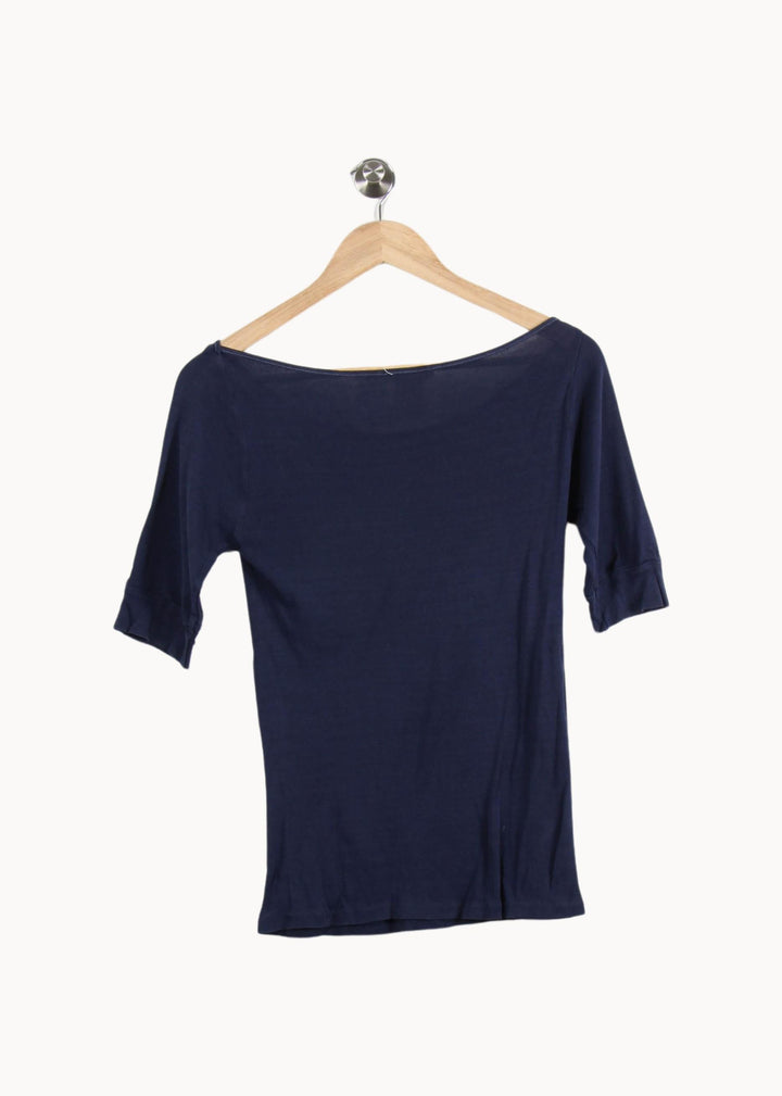 T-shirt Bleu - Taille M/38 de la marque Vanessa Bruno | RVLI1162 - Vendu par Paradigme - Image 4
