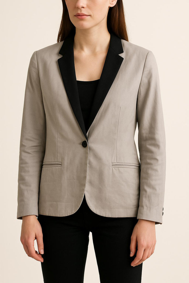 Blazer Gris et Noir - Taille S/36 de la marque Zadig&Voltaire | RVLI1166 - Vendu par Paradigme - Image 1
