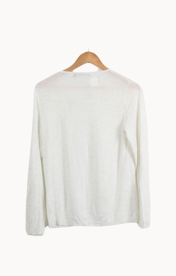 Gilet Blanc - Taille M/38 de la marque Galeries Lafayette | RVLI1169 - Vendu par Paradigme - Image 4