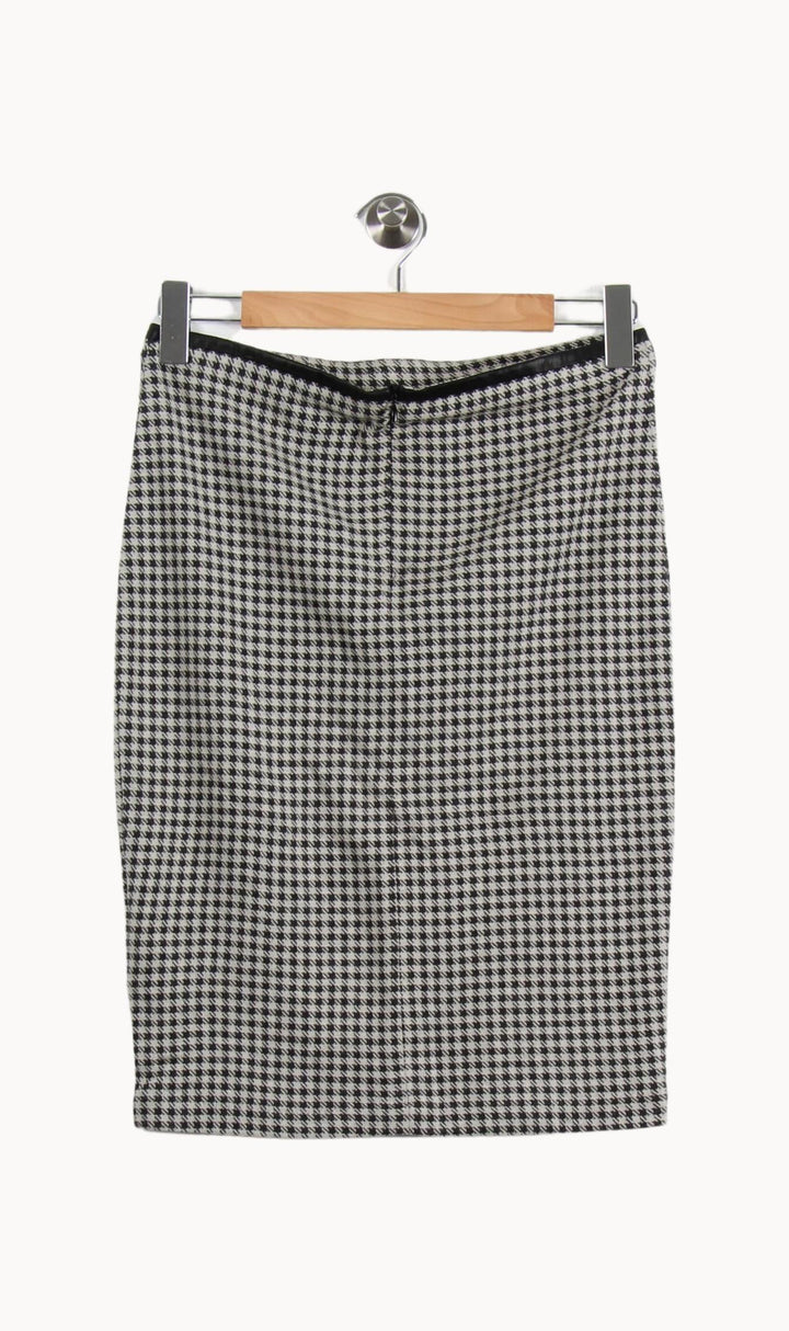 Jupe Crayon Grise et Noire - Taille L/40 de la marque Majestic Filatures | RVLI1171 - Vendu par Paradigme - Image 4