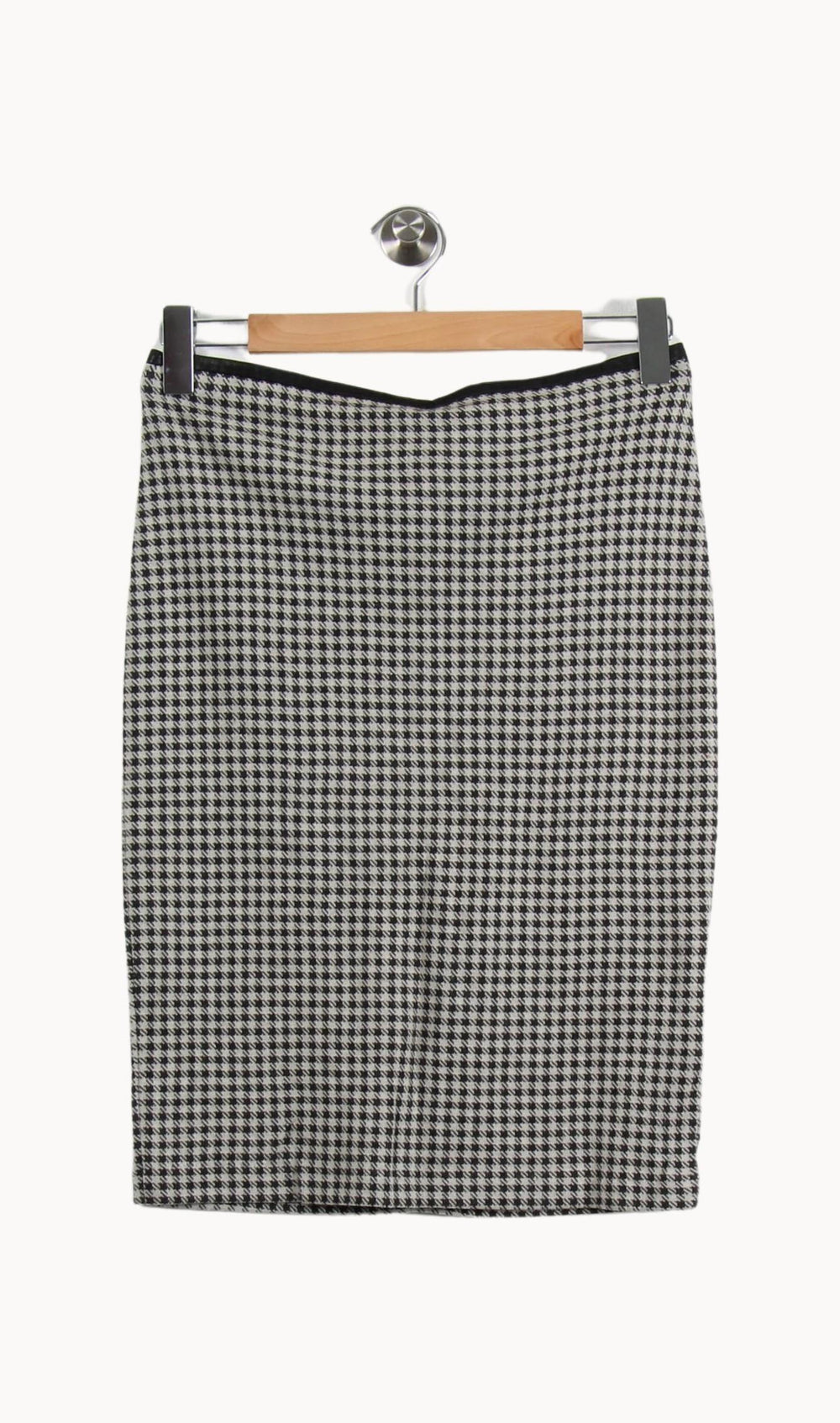 Jupe Crayon Grise et Noire - Taille L/40 de la marque Majestic Filatures | RVLI1171 - Vendu par Paradigme - Image 2