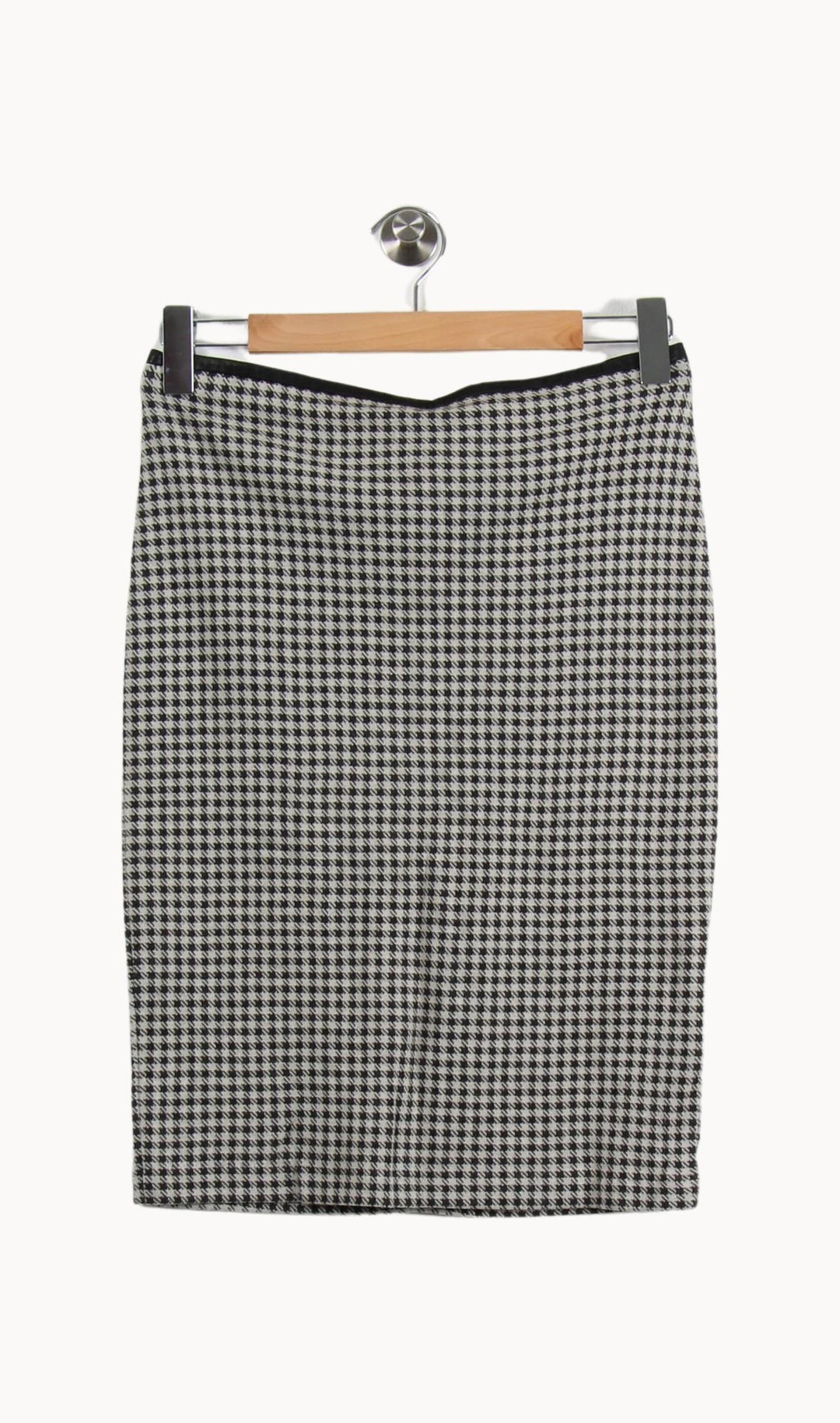 Jupe Crayon Grise et Noire - Taille L/40 de la marque Majestic Filatures | RVLI1171 - Vendu par Paradigme - Image 2