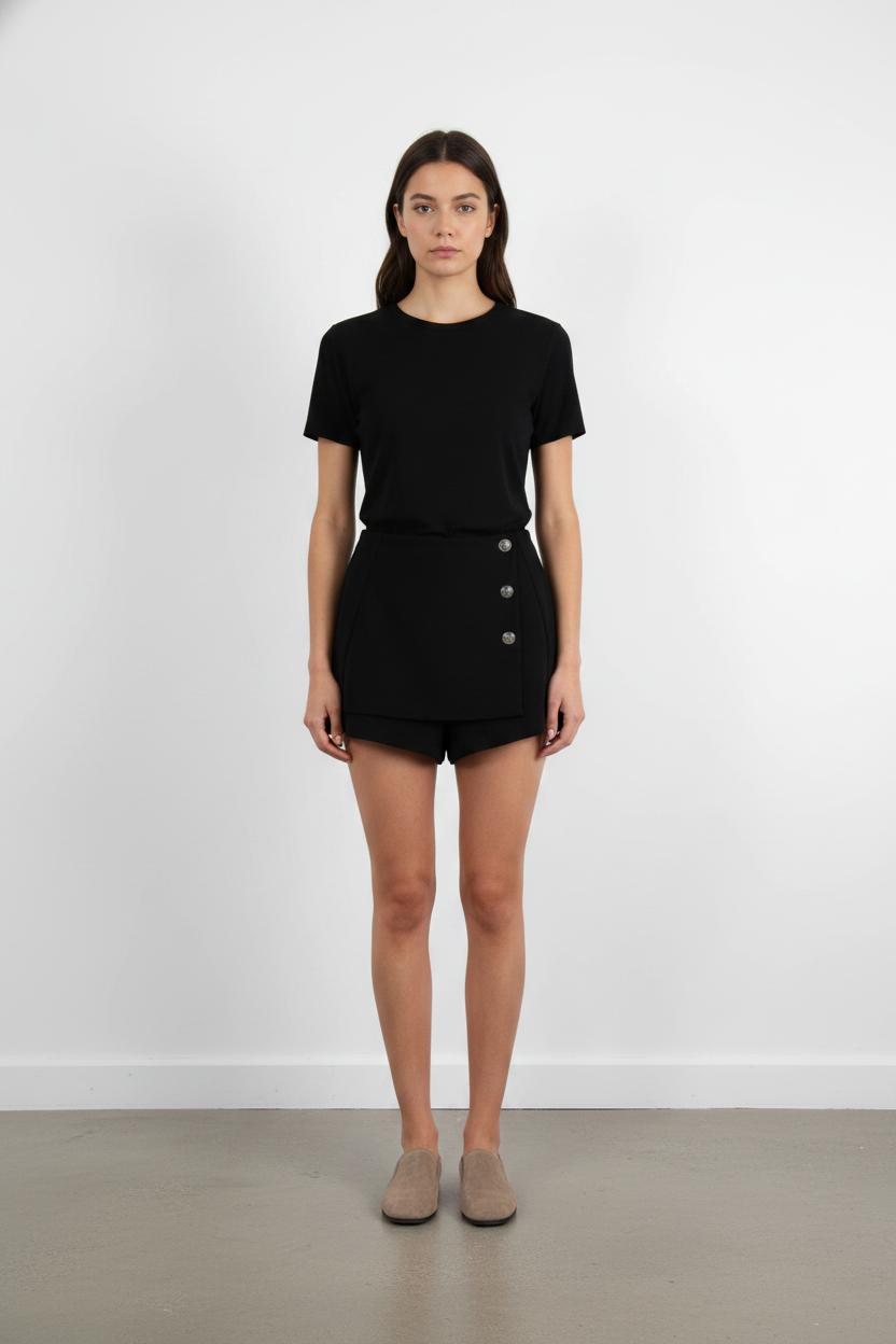Jupe Short Noire - Taille XS/34