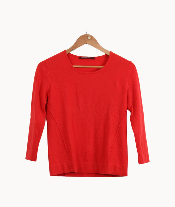 Pull Rouge - Taille XS/34 de la marque Comptoir des Cotonniers | RVLI1174 - Vendu par Paradigme - Image 2