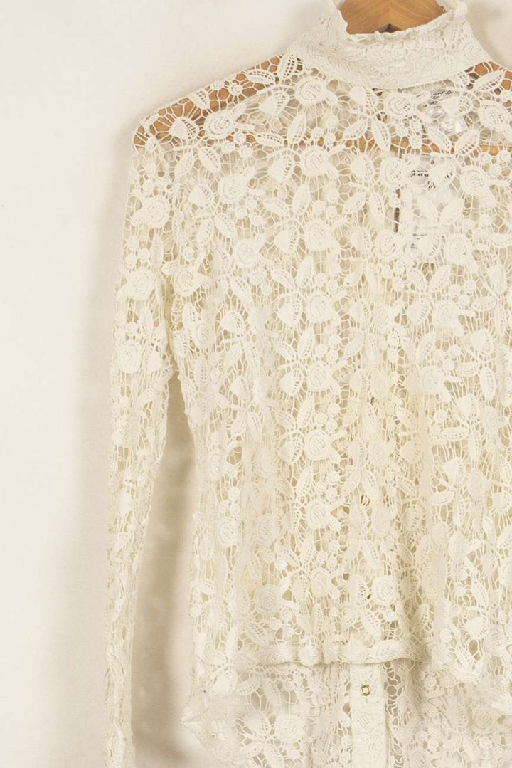 Chemise Dentelle Blanche - Taille M/38 de la marque Roseanna | RVLI1184 - Vendu par Paradigme - Image 3