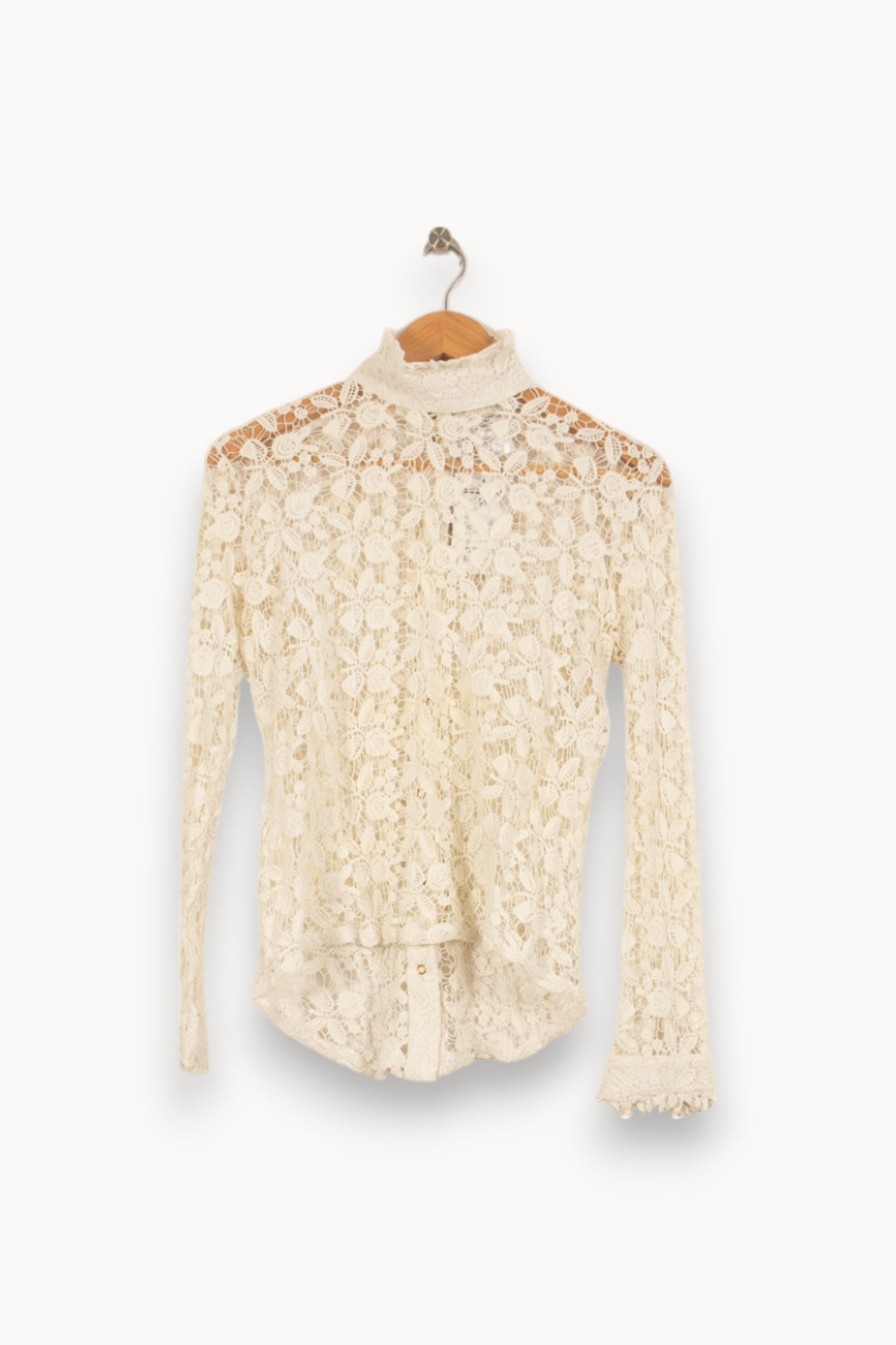 Chemise Dentelle Blanche - Taille M/38 de la marque Roseanna | RVLI1184 - Vendu par Paradigme - Image 2
