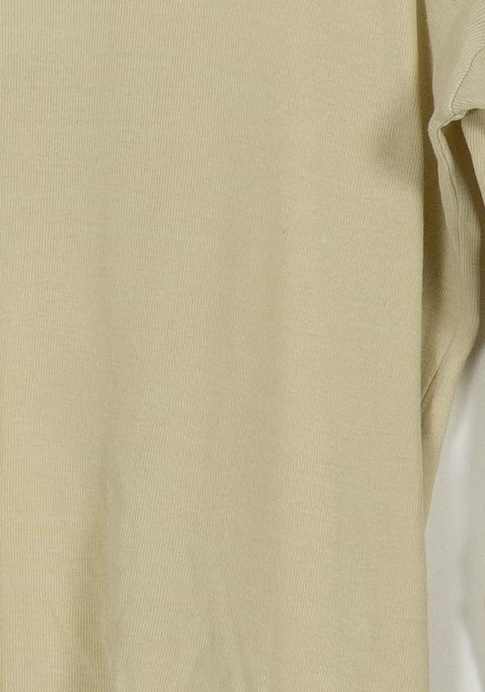 T-shirt Manches Longues Jaune - Taille M/38 de la marque Agnès b. | RVLI1189 - Vendu par Paradigme - Image 3