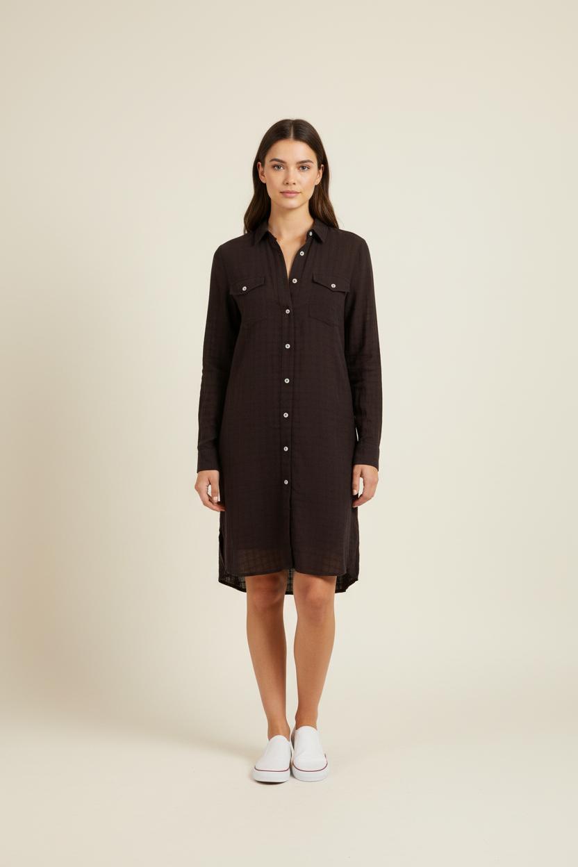 Robe Chemise Noire - Taille XL/42 de la marque Soeur | RVLI1196 - Vendu par Paradigme - Image 1