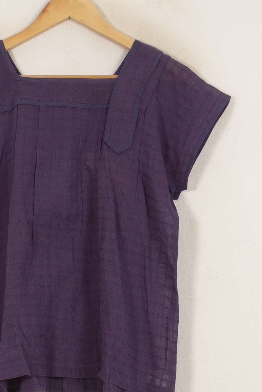 Blouse Violette - Taille L/40 de la marque Soeur | RVLI1197 - Vendu par Paradigme - Image 3