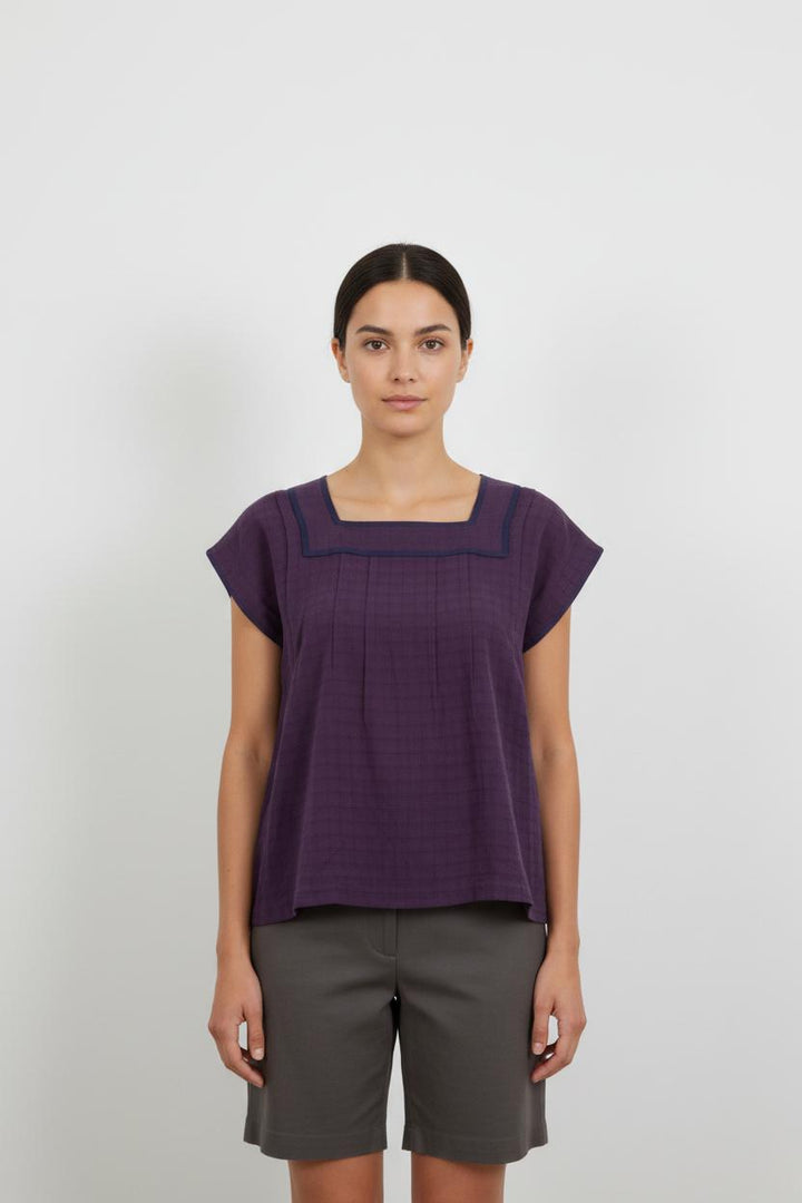 Blouse Violette - Taille L/40