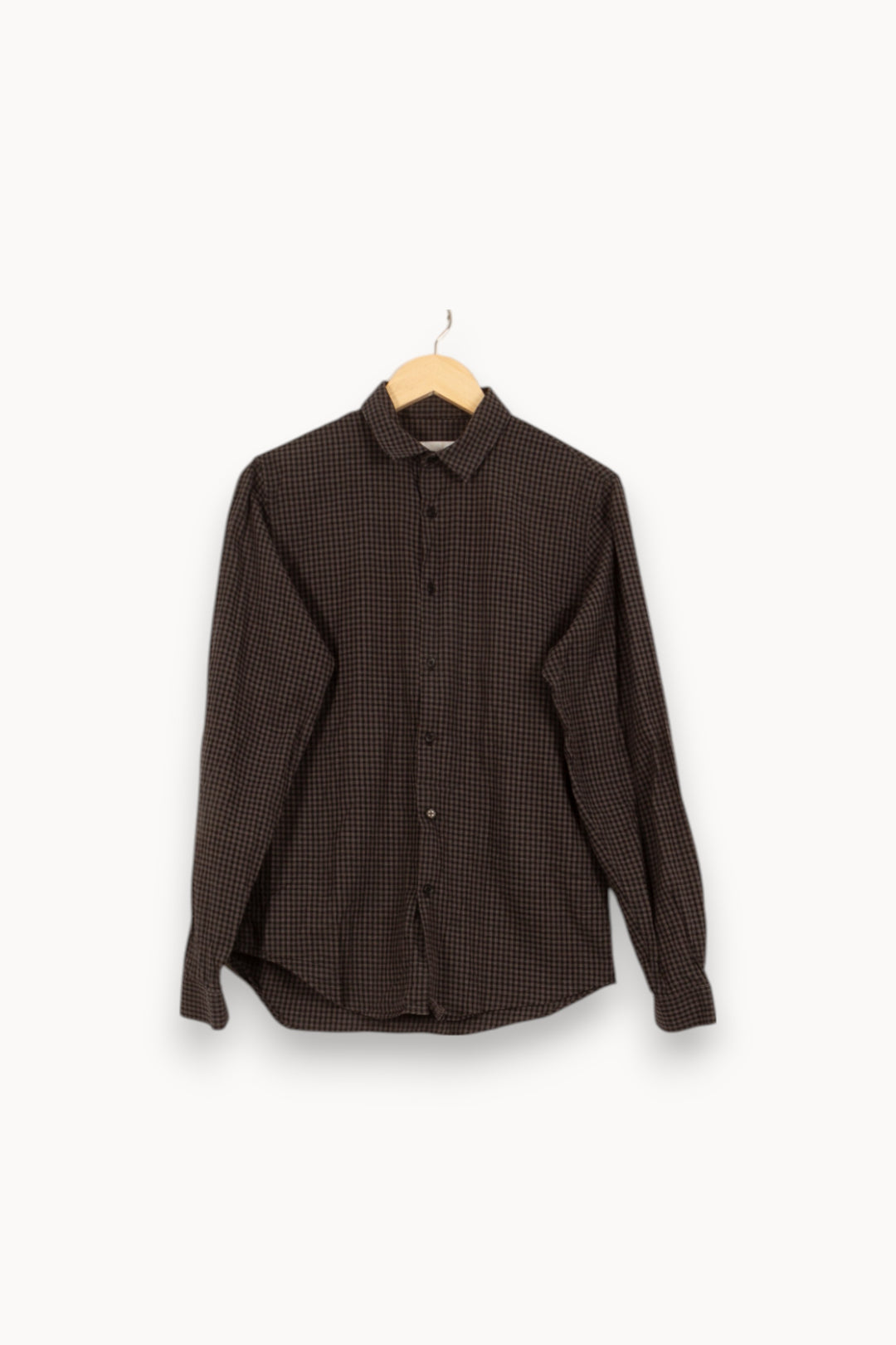 Chemise à Carreaux Grise et Noire - Taille S/36 de la marque Sandro | RVLI1198 - Vendu par Paradigme - Image 2