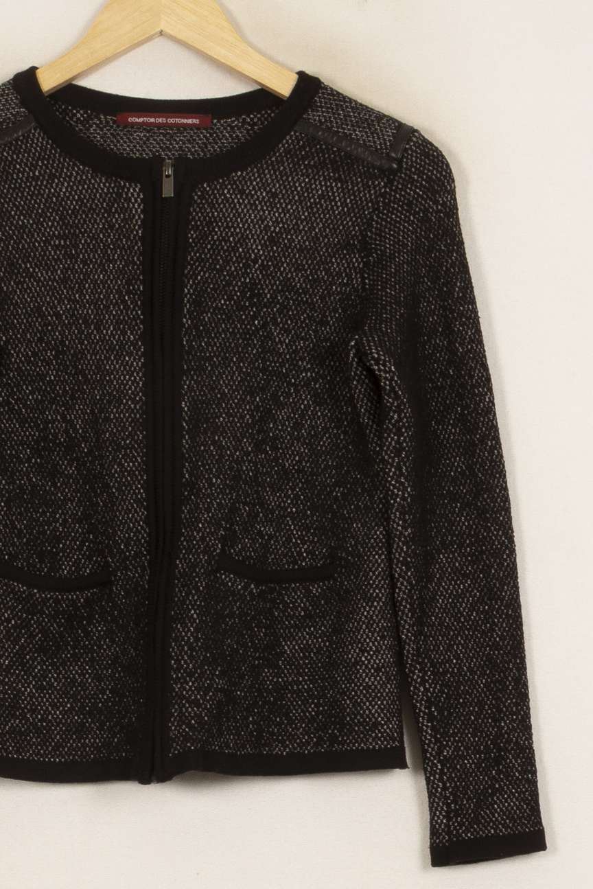 Veste Noire - Taille S/36 de la marque Comptoir des Cotonniers | RVLI1204 - Vendu par Paradigme - Image 3