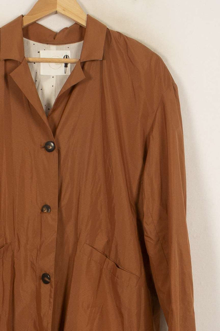 Trench Marron - Taille XL/42 de la marque Des petits hauts | RVLI1208 - Vendu par Paradigme - Image 3