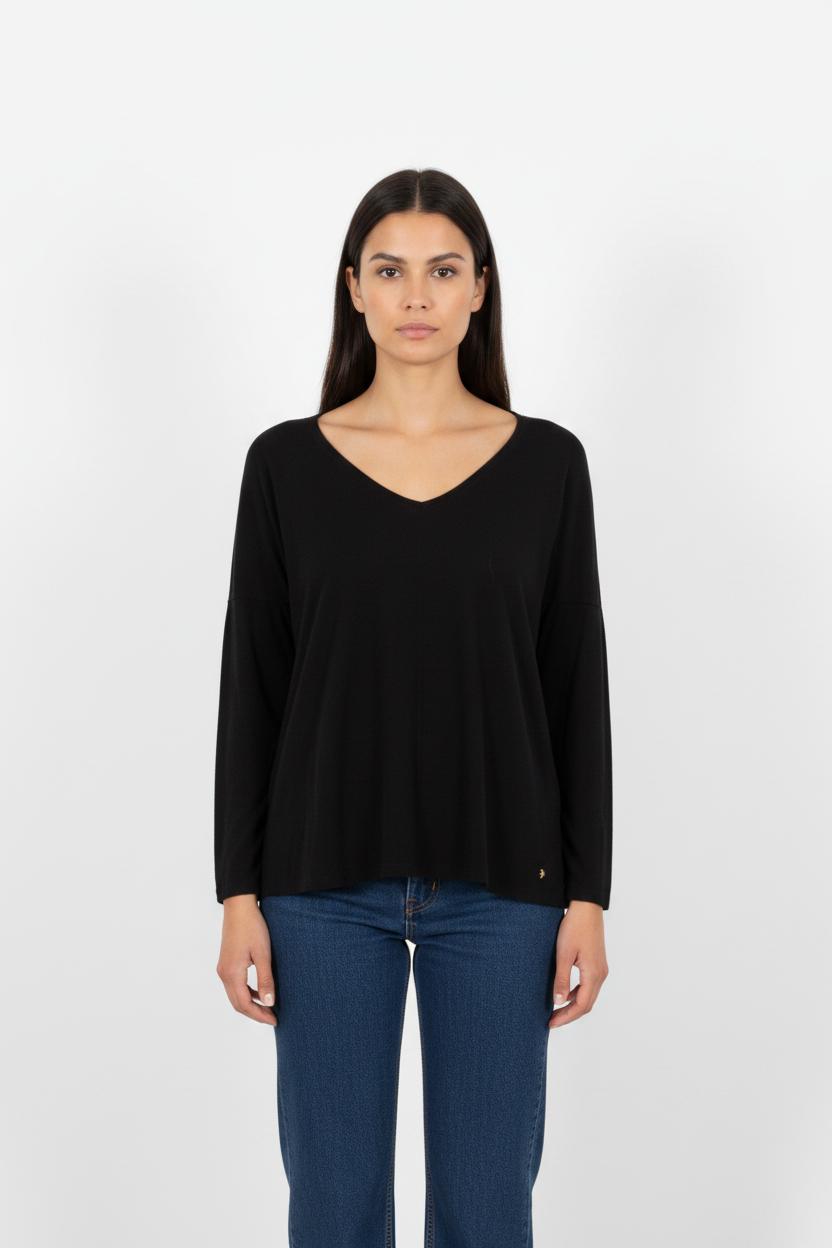 Blouse Noire - Taille L/40