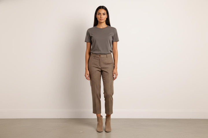 Pantalon Cropped Marron - Taille S/36