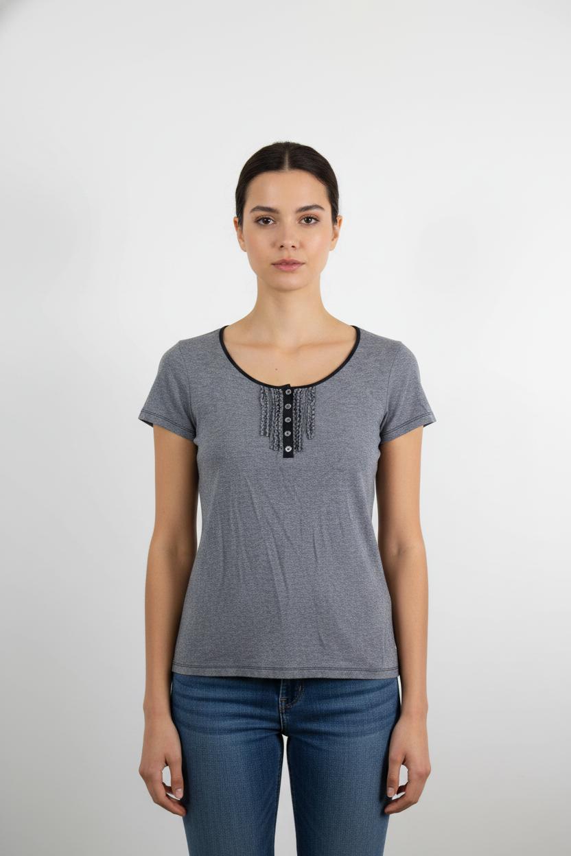 Tee-shirt Gris - Taille M/38
