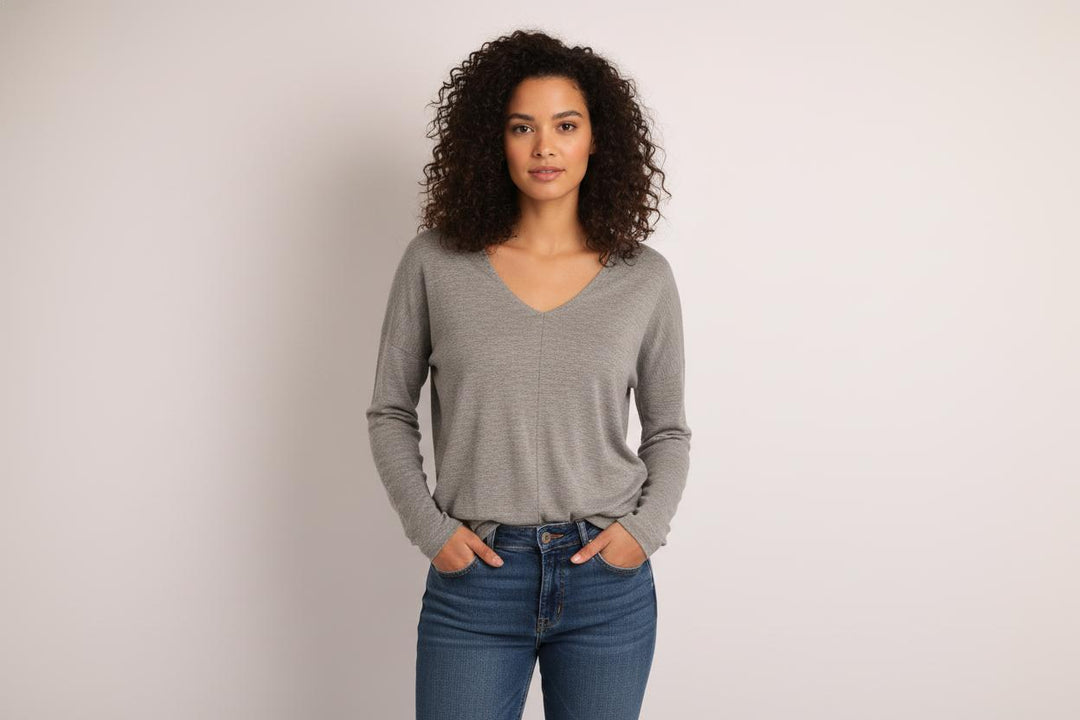 Pull Gris - Taille S/36