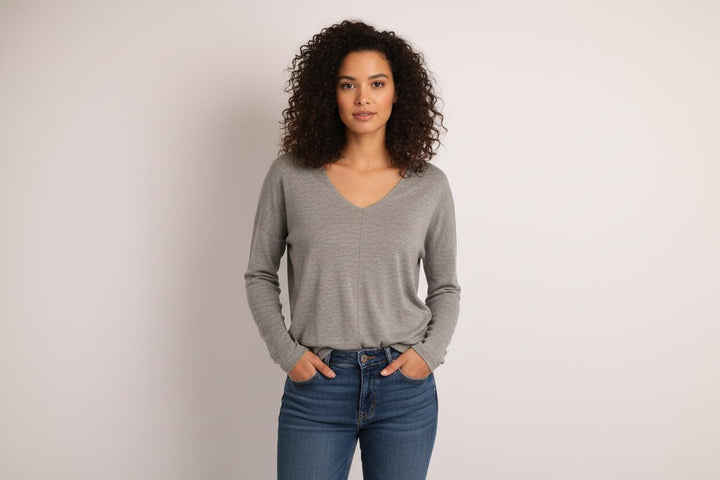 Pull Gris - Taille S/36