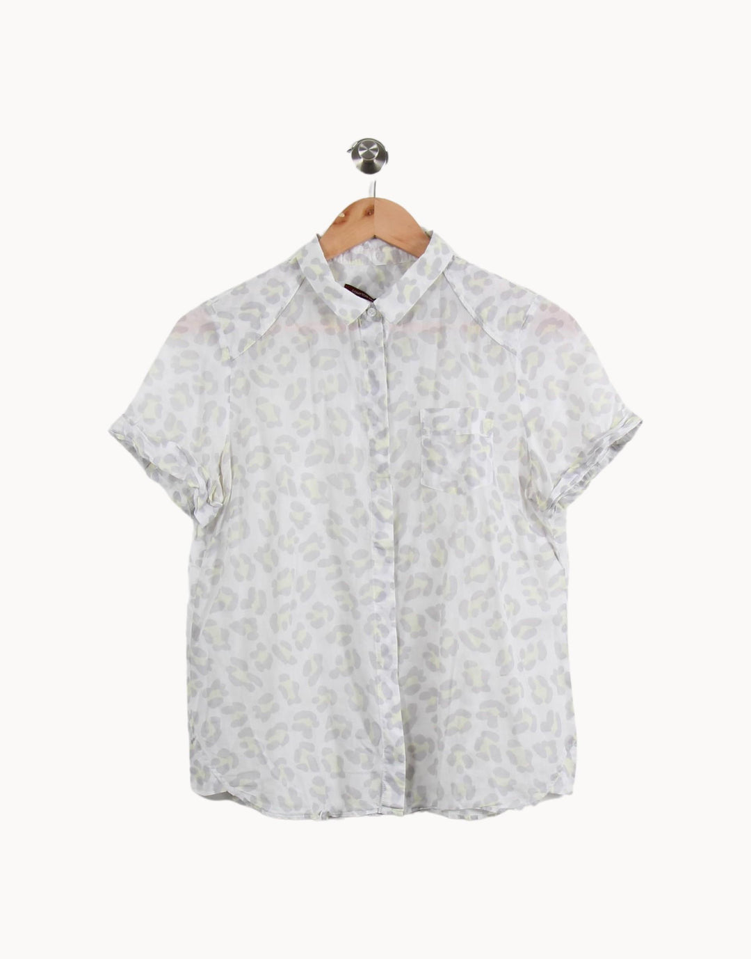 Chemise Blanche et Grise - Taille L/40 de la marque Comptoir des Cotonniers | RVLI1234 - Vendu par Paradigme - Image 2