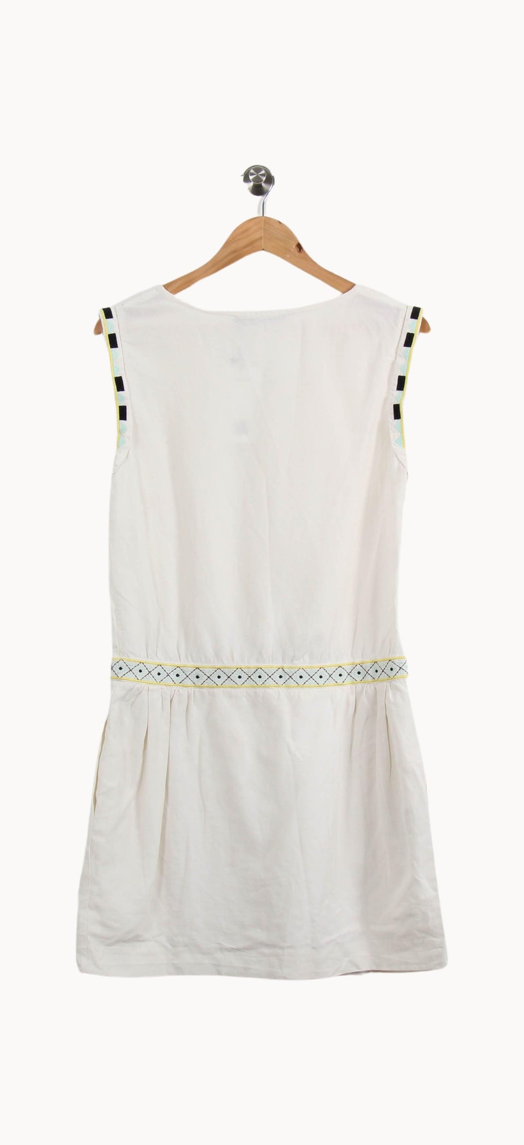 Robe Droite Blanche - Taille M/38 de la marque Comptoir des Cotonniers | RVLI1235 - Vendu par Paradigme - Image 4