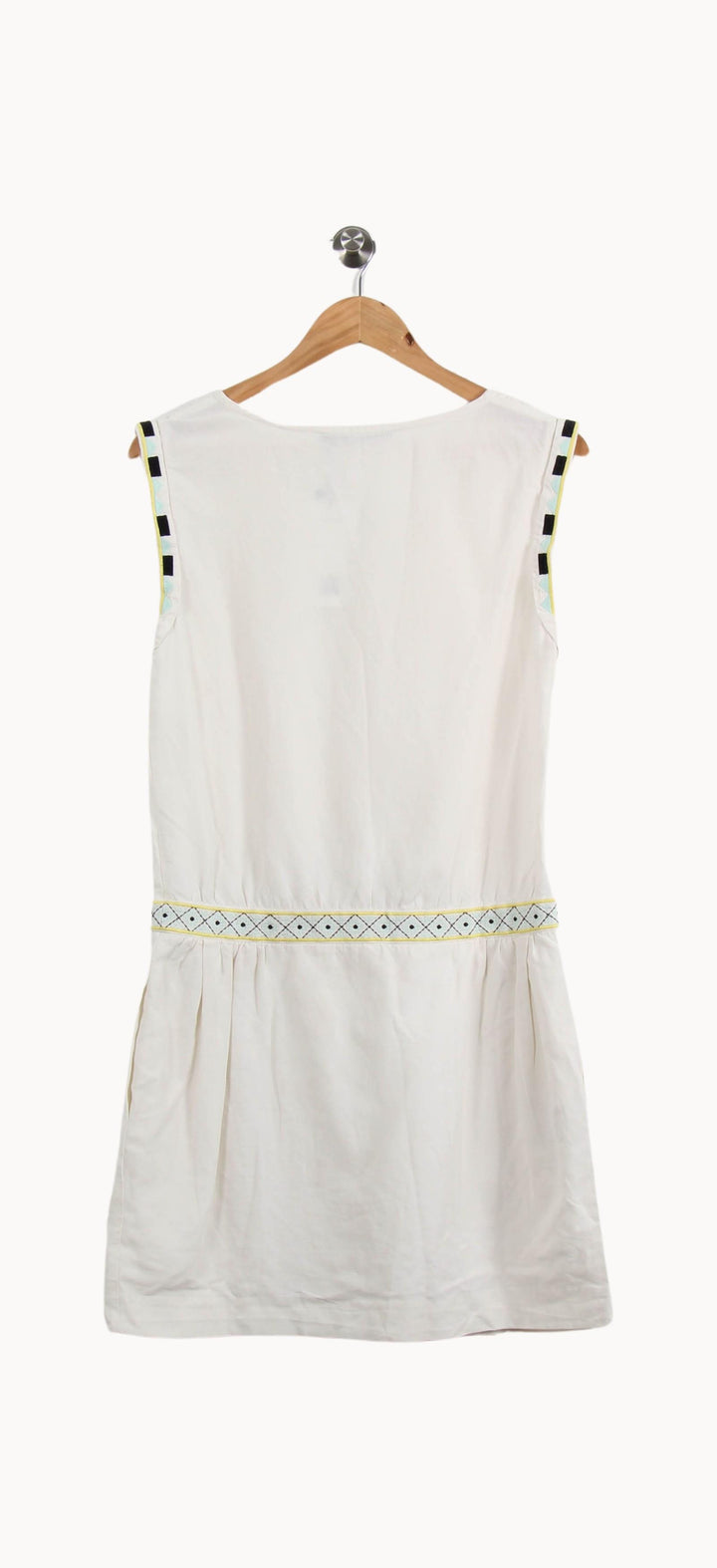 Robe Droite Blanche - Taille M/38 de la marque Comptoir des Cotonniers | RVLI1235 - Vendu par Paradigme - Image 4