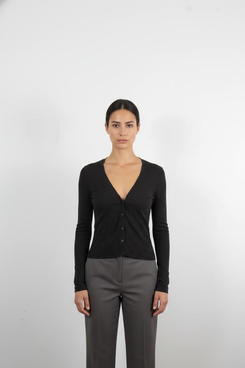 Cardigan Gris - Taille S/36
