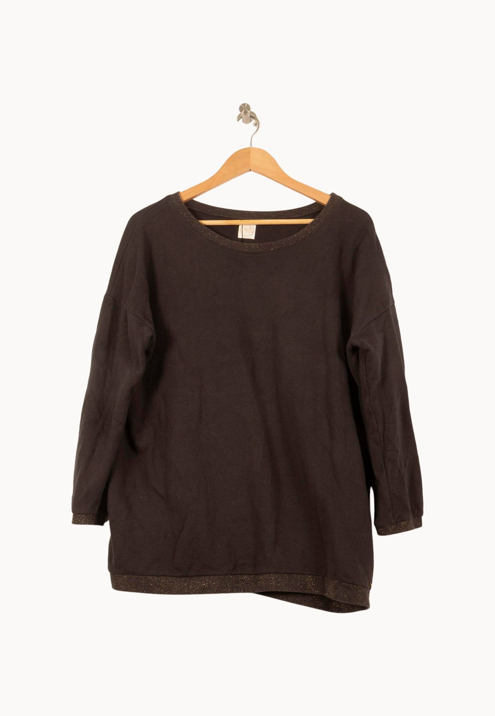 Pull Marron - Taille M/38 de la marque Des petits hauts | RVLI1253 - Vendu par Paradigme - Image 2