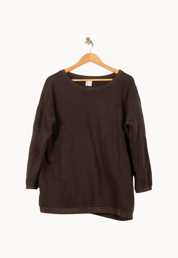 Pull Marron - Taille M/38 de la marque Des petits hauts | RVLI1253 - Vendu par Paradigme - Image 2