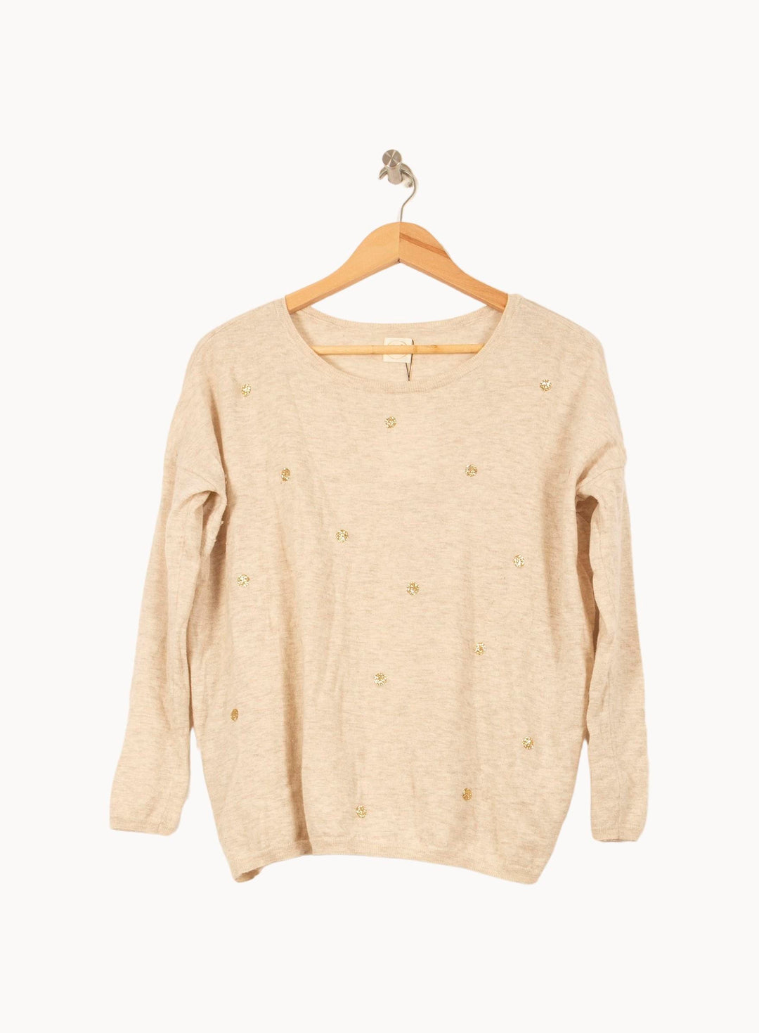 Pull Beige - Taille M/38 de la marque Des petits hauts | RVLI1255 - Vendu par Paradigme - Image 2