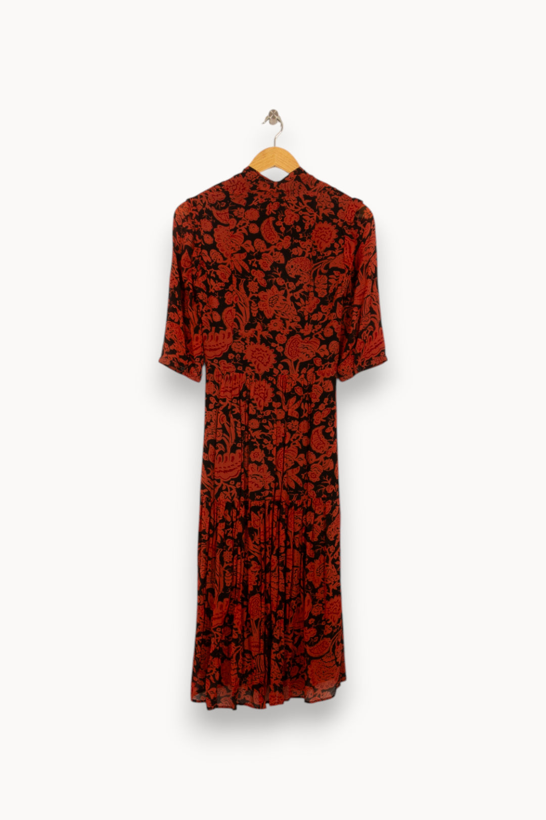 Robe Noire et Rouge - Taille XS/34 de la marque Joseph | RVLI1262 - Vendu par Paradigme - Image 4