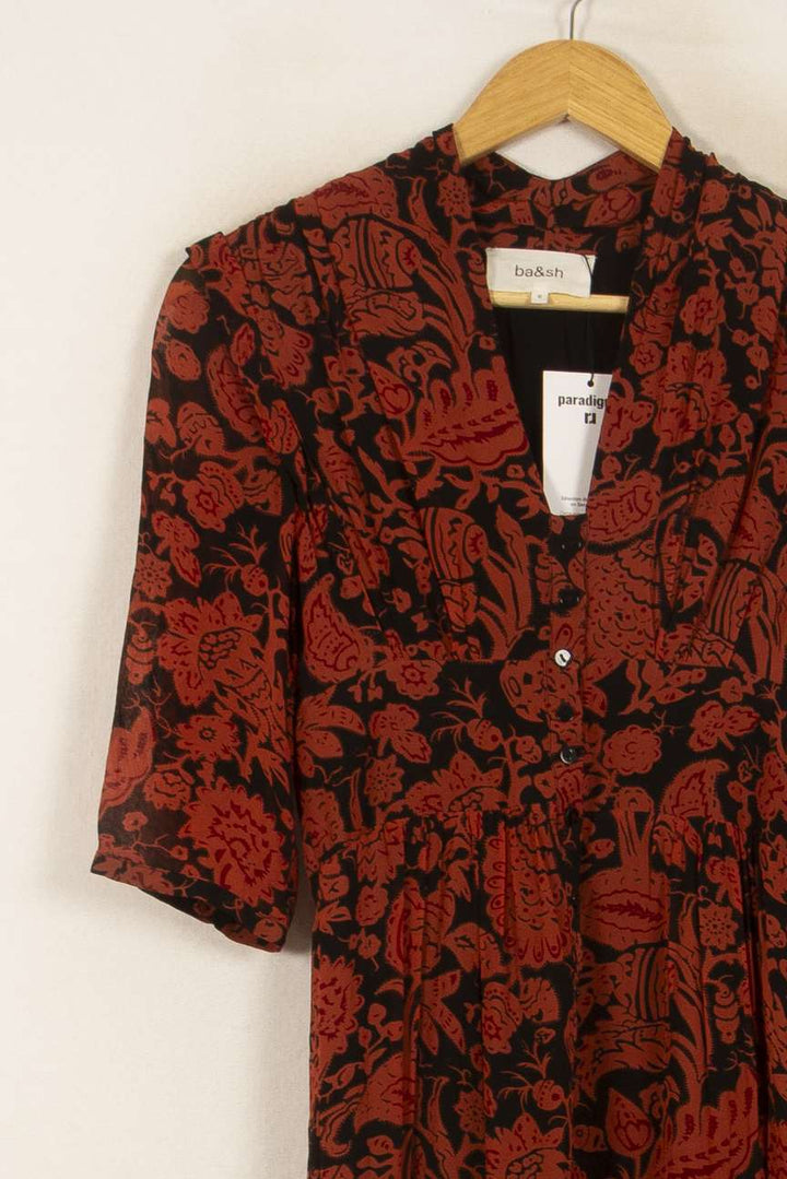 Robe Noire et Rouge - Taille XS/34 de la marque Joseph | RVLI1262 - Vendu par Paradigme - Image 3