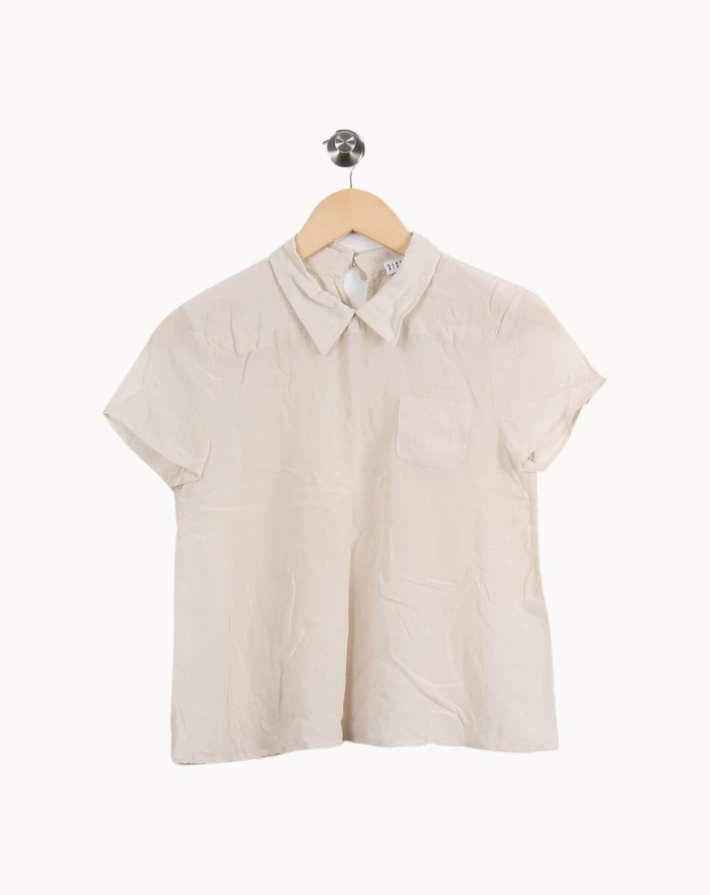 Chemisette Beige - Taille S/36 de la marque Claudie Pierlot | RVLI1274 - Vendu par Paradigme - Image 2