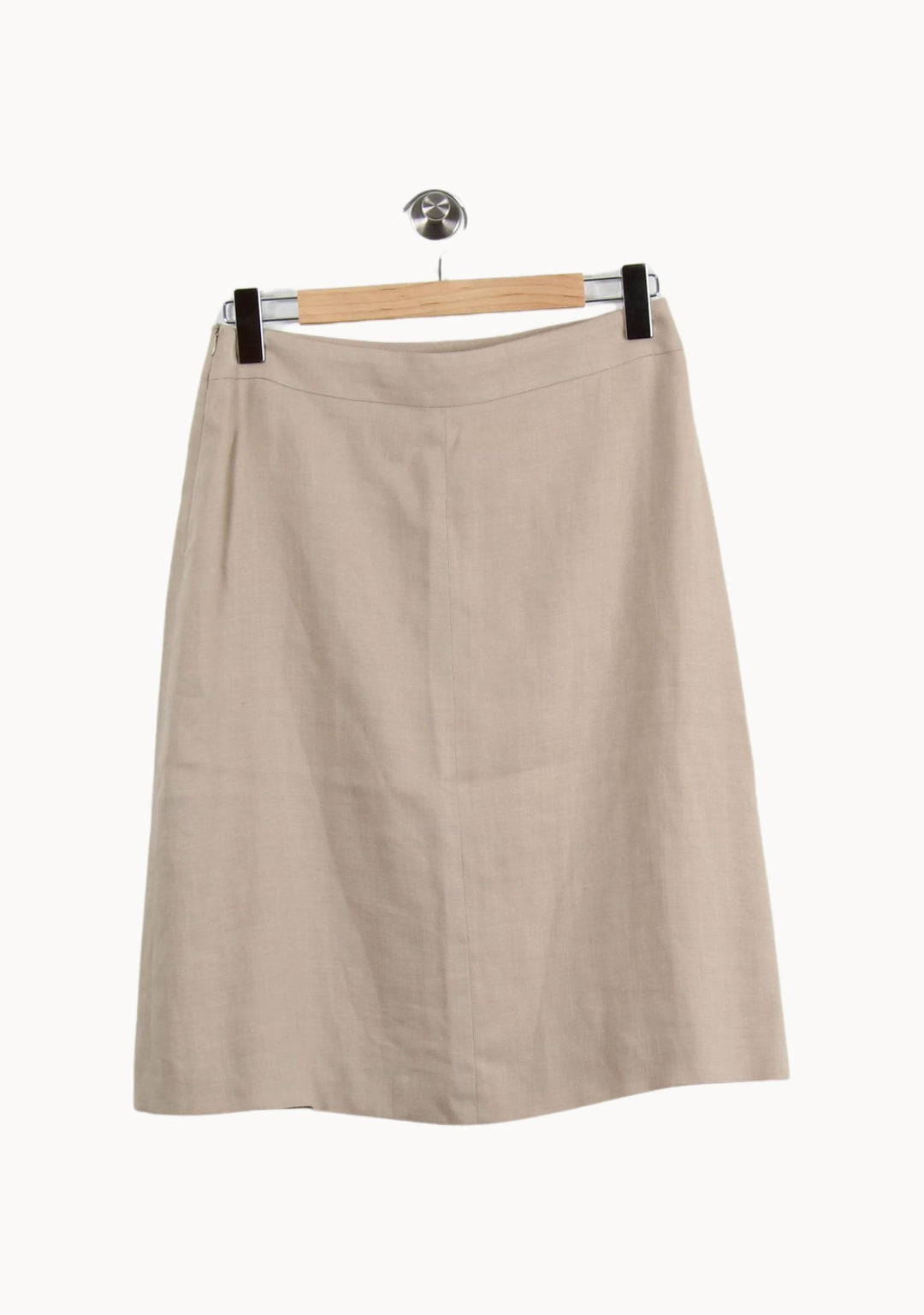 Jupe Plissée Beige et Noire - Taille M/38 de la marque Caroll | RVLI1277 - Vendu par Paradigme - Image 4