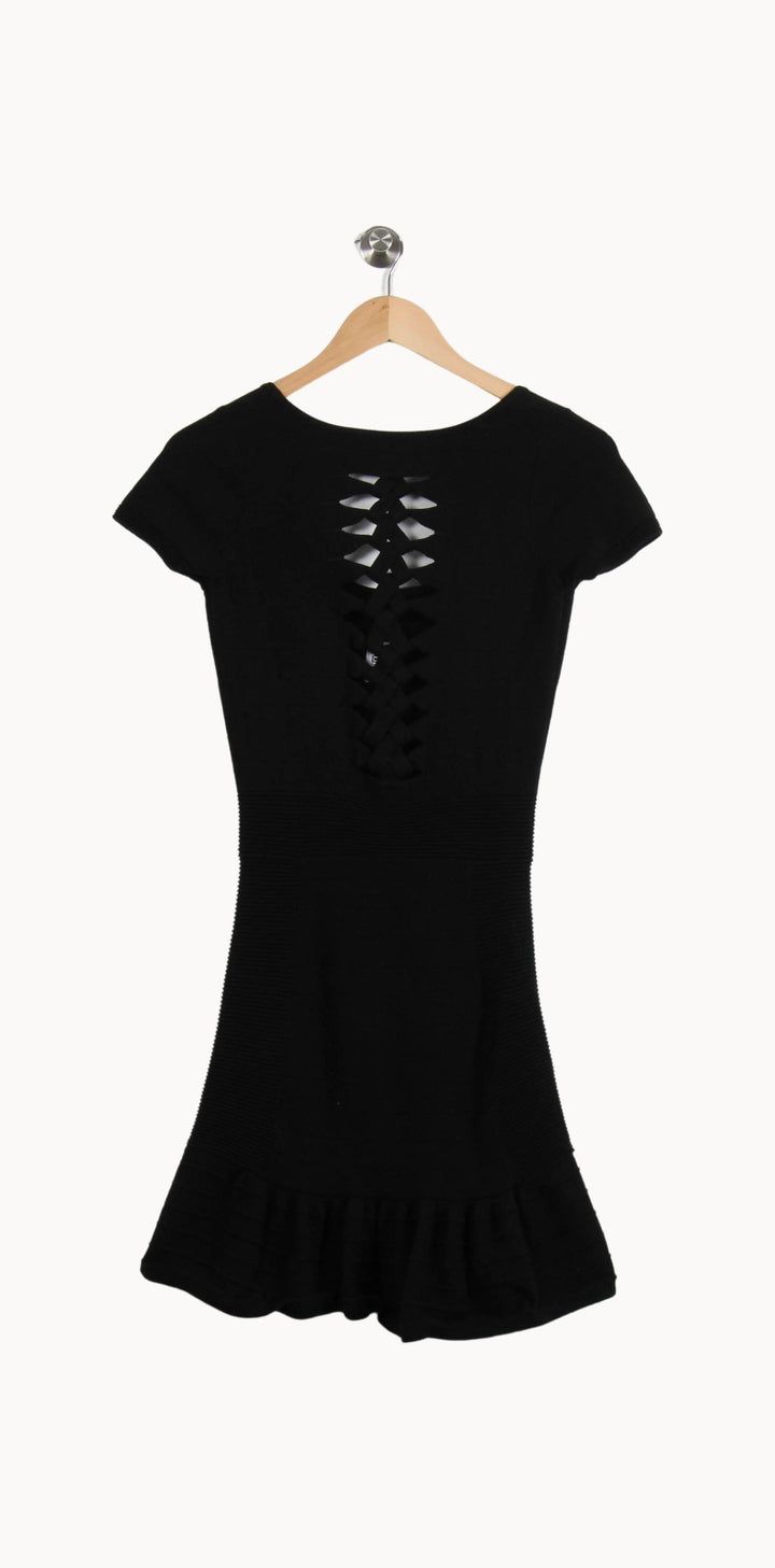 Robe Courte Noire - Taille S/36 de la marque Sandro | RVLI1279 - Vendu par Paradigme - Image 4
