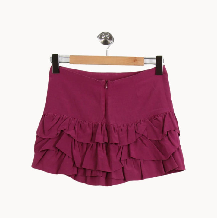 Jupe Volantée Rose - Taille XS/34 de la marque Maje | RVLI1282 - Vendu par Paradigme - Image 2