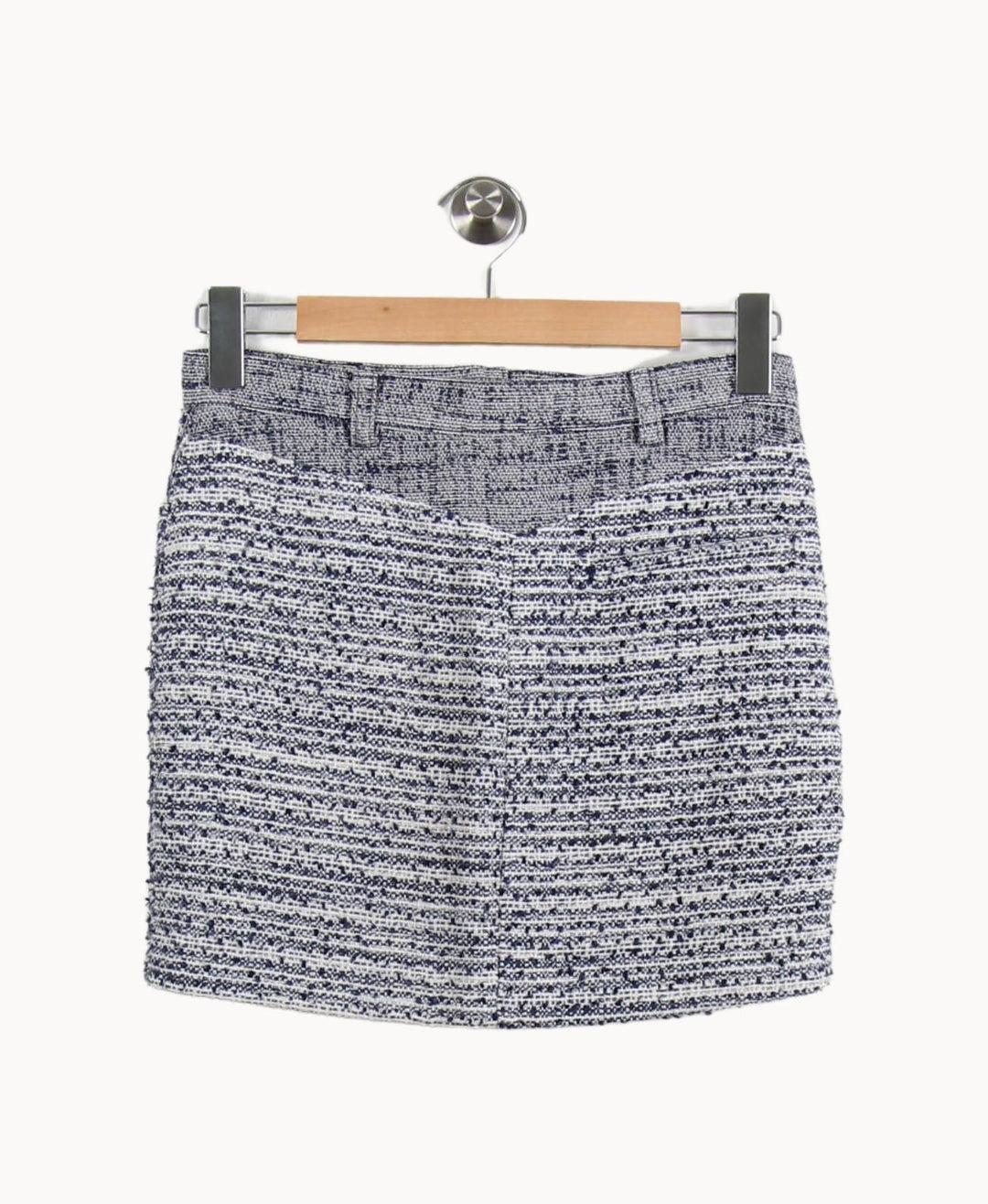 Jupe Courte Bleu et Blanc - Taille XS/34 de la marque Maje | RVLI1283 - Vendu par Paradigme - Image 4