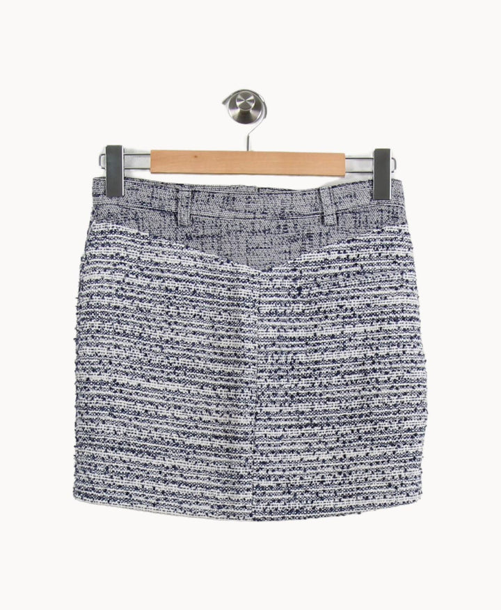 Jupe Courte Bleu et Blanc - Taille XS/34 de la marque Maje | RVLI1283 - Vendu par Paradigme - Image 4