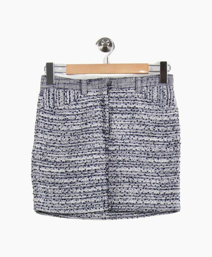 Jupe Courte Bleu et Blanc - Taille XS/34 de la marque Maje | RVLI1283 - Vendu par Paradigme - Image 2