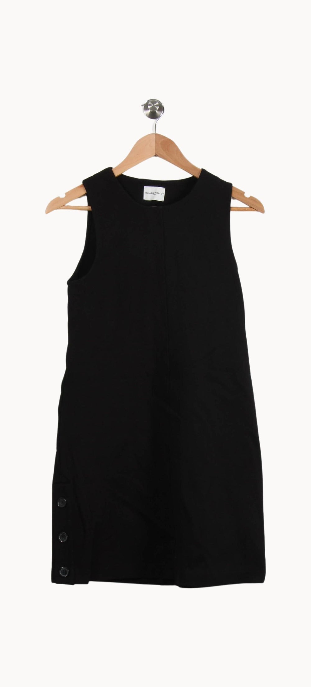 Robe Trapèze Noire - Taille XS/34 de la marque Claudie Pierlot | RVLI1286 - Vendu par Paradigme - Image 2