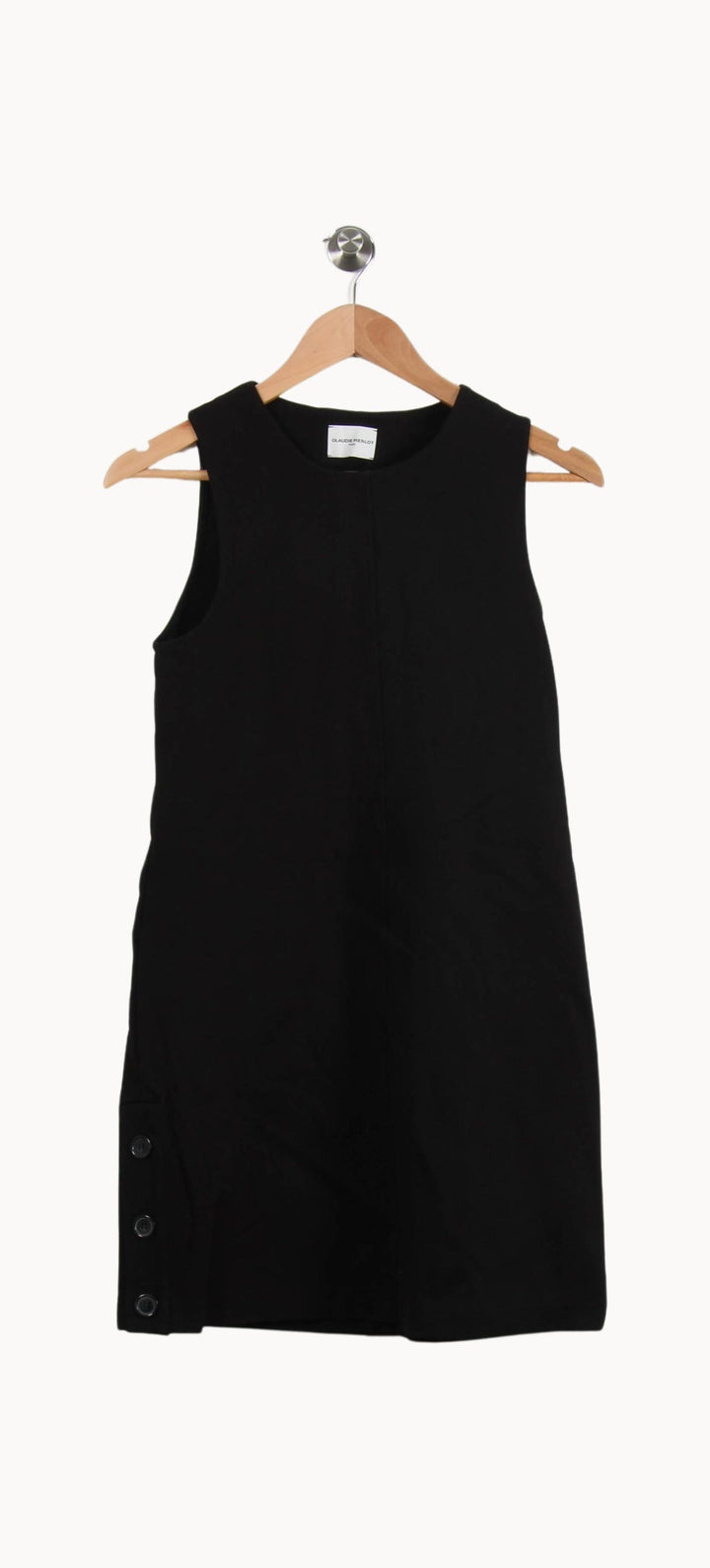Robe Trapèze Noire - Taille XS/34 de la marque Claudie Pierlot | RVLI1286 - Vendu par Paradigme - Image 2