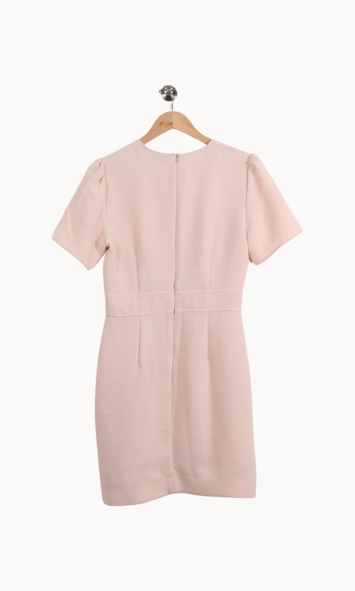Robe Droite Rose - Taille M/38 de la marque Caroll | RVLI1288 - Vendu par Paradigme - Image 4